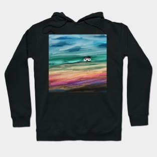 Scottish Cottage On The Moors Hoodie